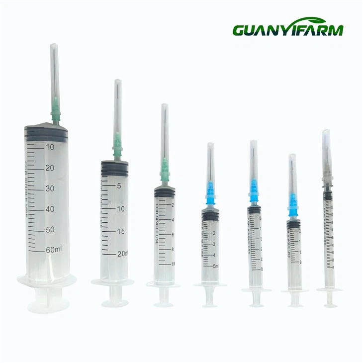 3ml Disposable Veterinary Syringes With Needles